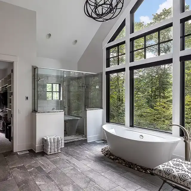 Custom built home architectural details by Coblentz Homes