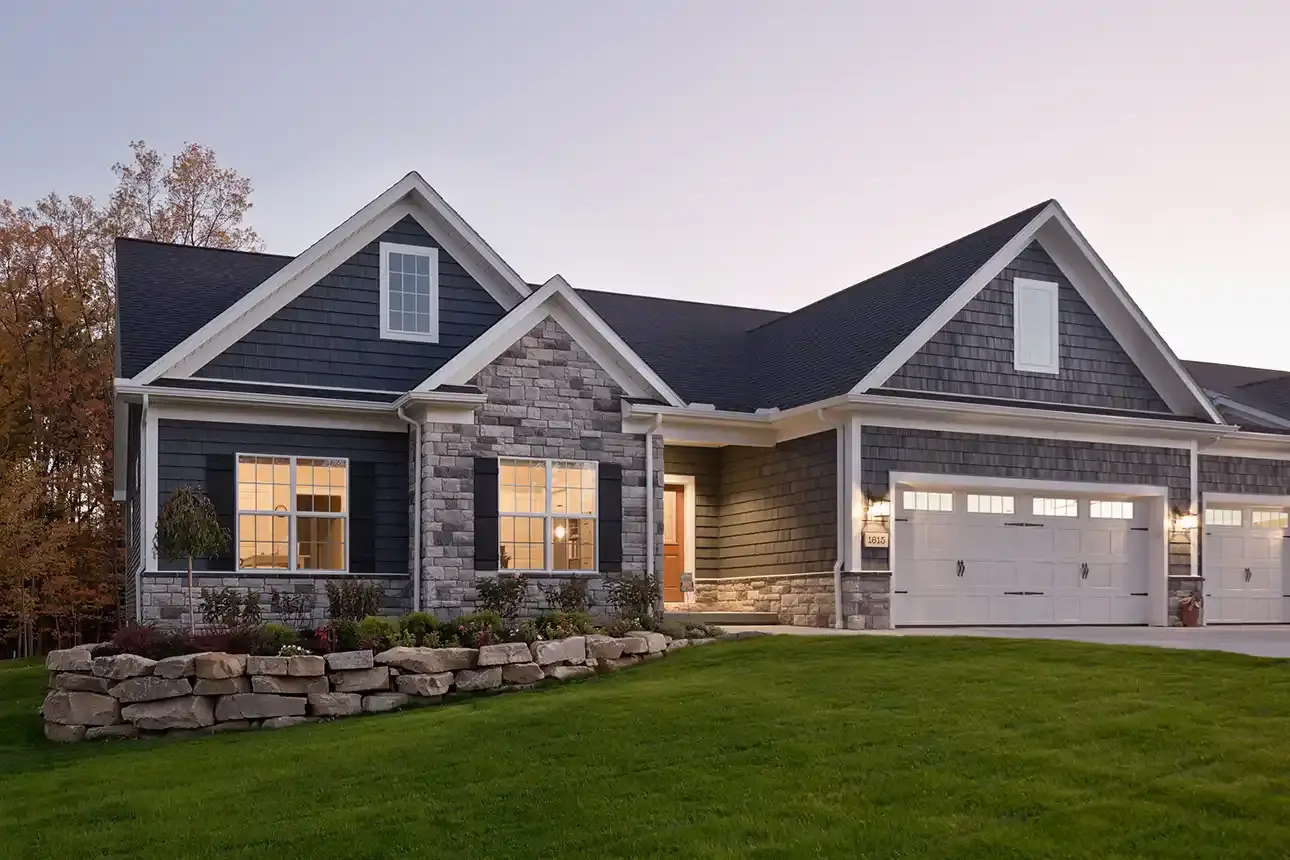 Private low-maintenance homesites at Hawthorne Golf Estates Solon Ohio