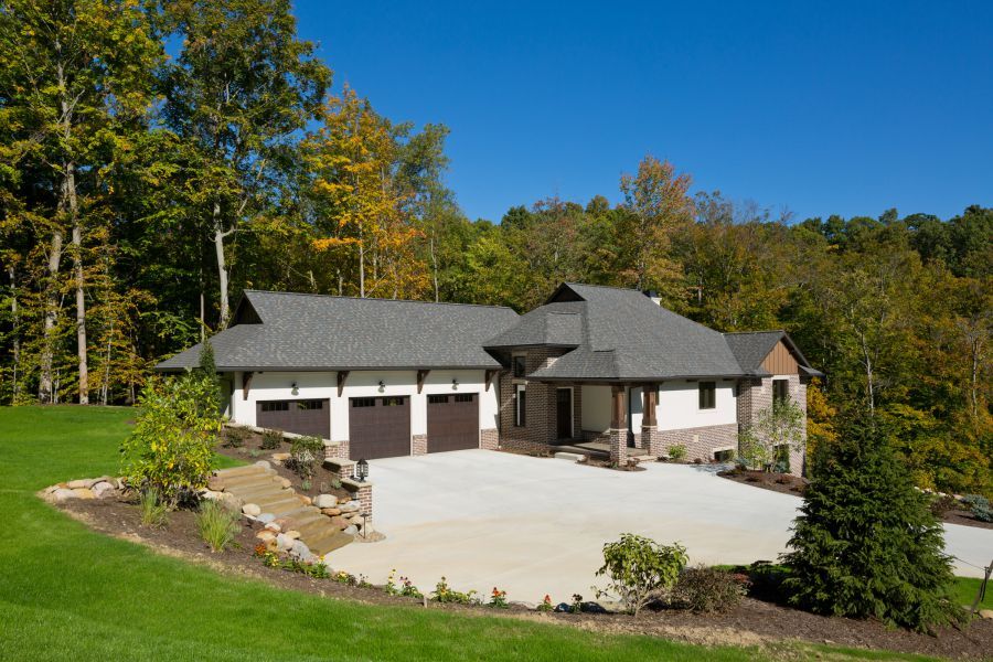 Modern Prairie Style custom home in Richfield Ohio