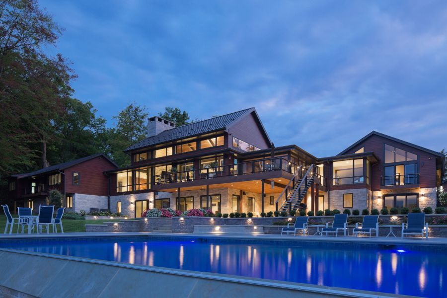 Water's Edge Retreat custom home in Aurora Ohio